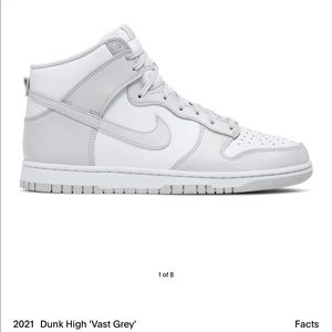 Dunk High GS 'Vast Grey'